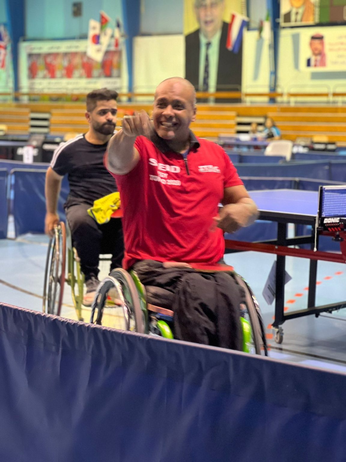 The Egyptian Para Table Tennis arrived in Cairo adorned with 27